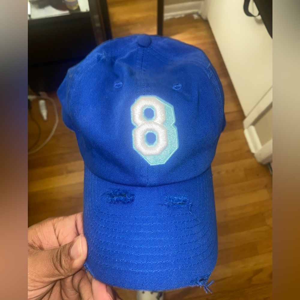 Distressed Kobe “8” dad hat